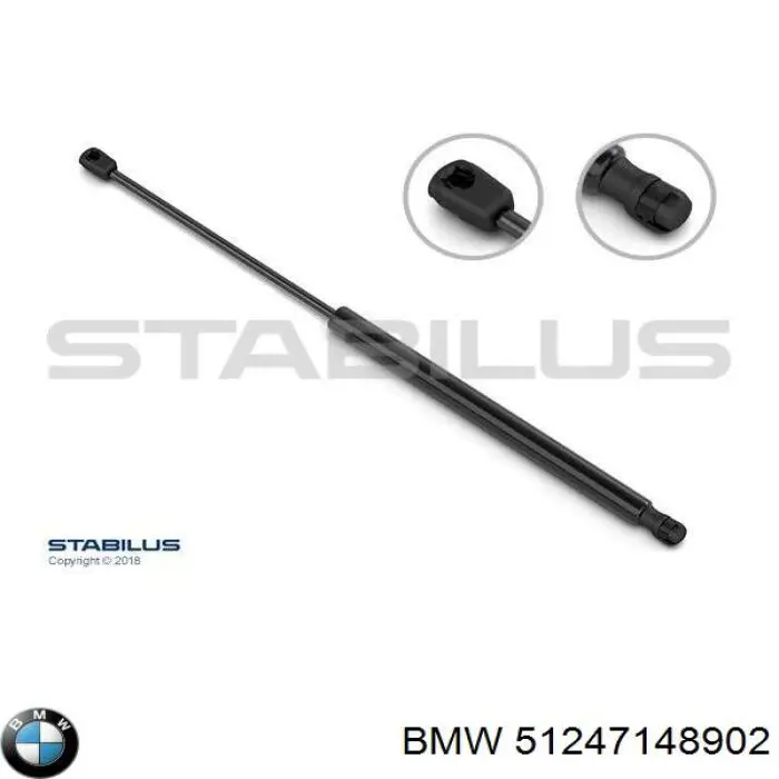 51247148902 BMW Amortecedor de tampa de porta-malas (de 3ª/5ª porta traseira)
