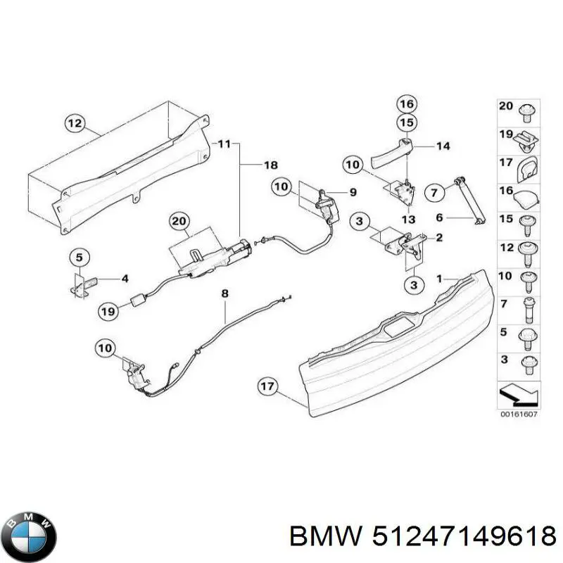 Consola do pára-choque dianteiro para BMW X5  E70