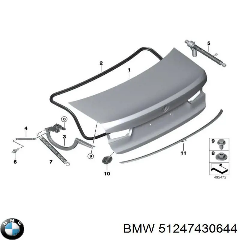  BMW 51247430644 preço, a partir de 241,46 USD