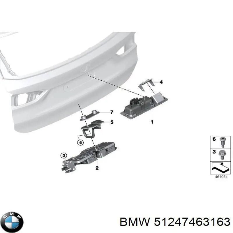 Puxador externo de tampa de porta-malas (de 3ª/5ª porta traseira) BMW 51247463163 preço, a partir de 58,58 USD