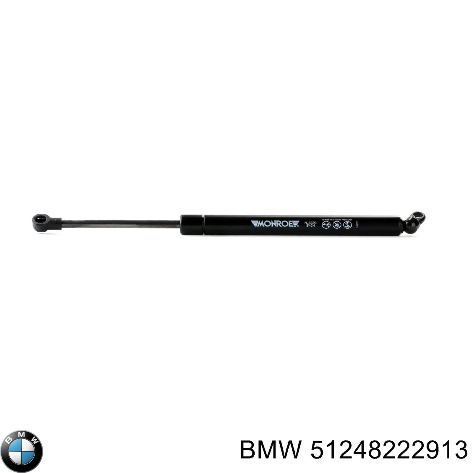 Compre 51248222913 BMW Amortecedor de tampa de porta-malas (de 3ª/5ª porta traseira)