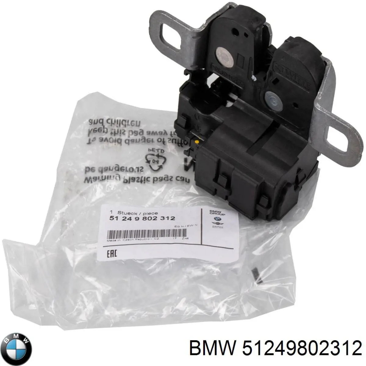 Fecho de tampa de porta-malas (de 3ª/5ª porta traseira) BMW 51249802312 preço, a partir de 95,34 USD