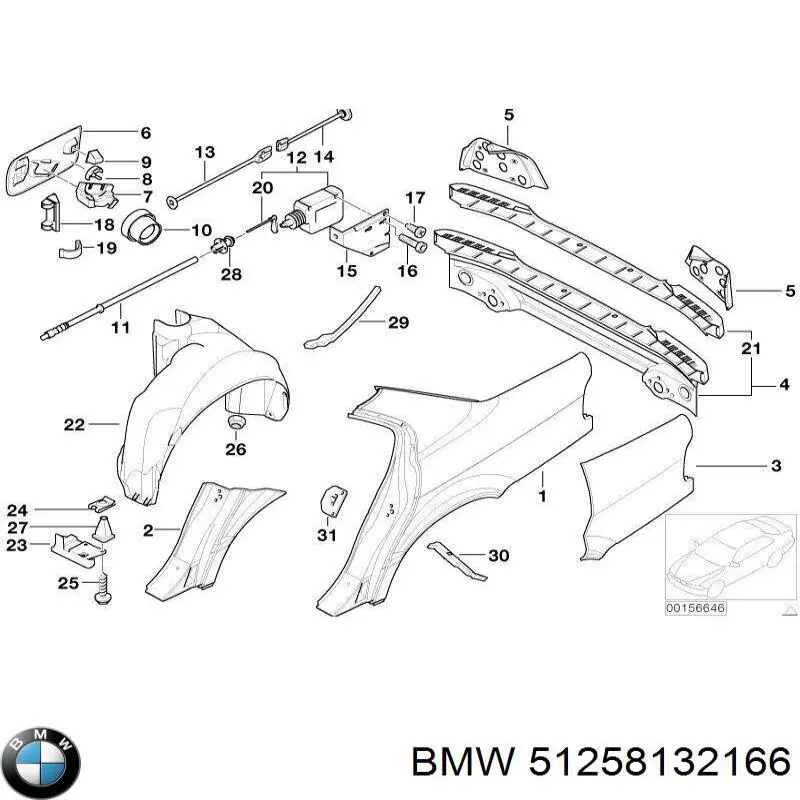 Compre 51258132166 BMW 