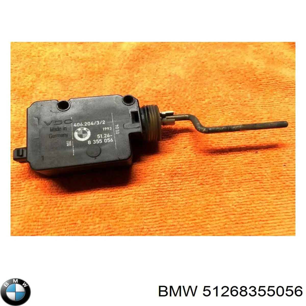 Motor acionador de abertura do alcapão de tanque 51268355056 BMW