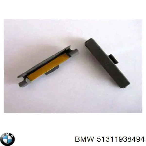 51311938494 BMW Cápsula (prendedor) de fixação de moldura de pára-brisas