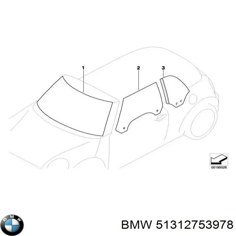 51312753978 BMW Pára-brisas