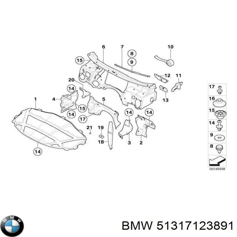 Pára-brisas BMW 51317123891 preço, a partir de 255,40 USD