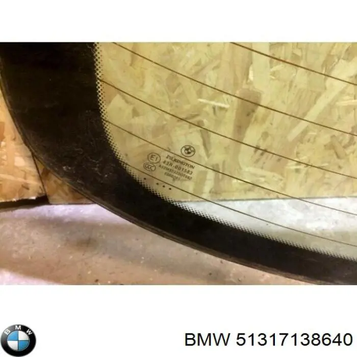 Compre 51317138640 BMW Vidro de porta-malas de 3ª/5ª porta traseira (de tampa de alcapão)