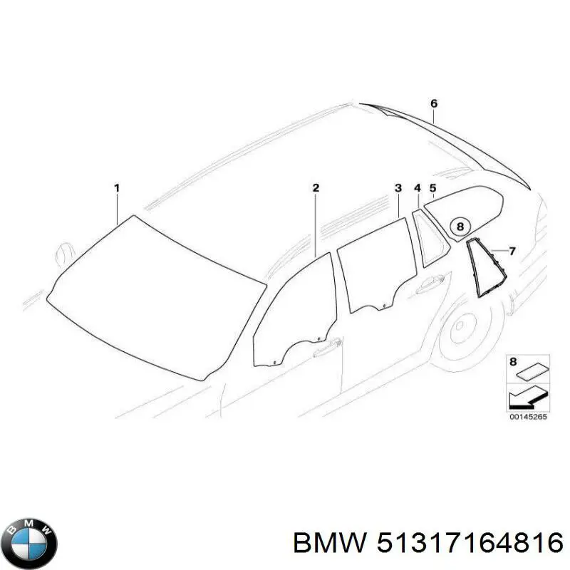 51317164816 BMW Pára-brisas