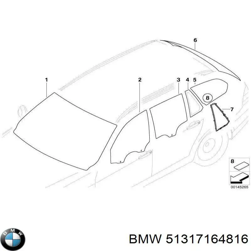 Compre 51317164816 BMW Pára-brisas