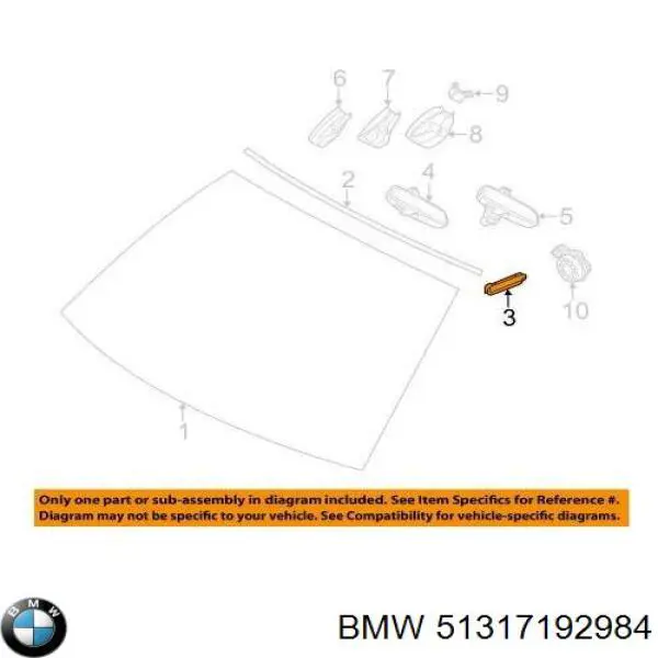 51317192984 BMW Pára-brisas