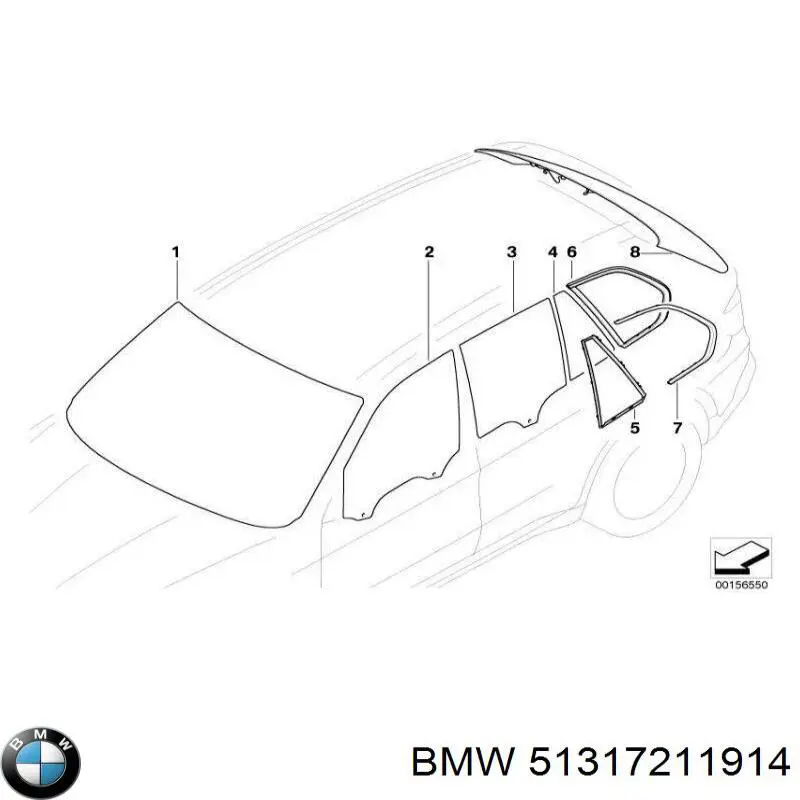 51317211914 BMW Pára-brisas