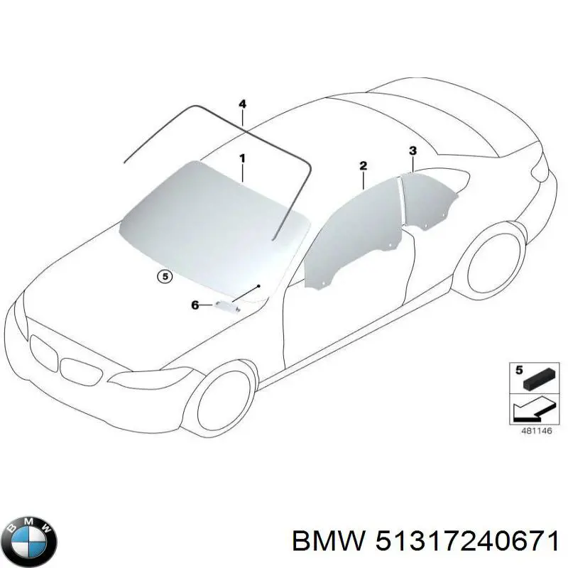 Moldura de pára-brisas BMW 51317240671 preço, a partir de 40,39 USD