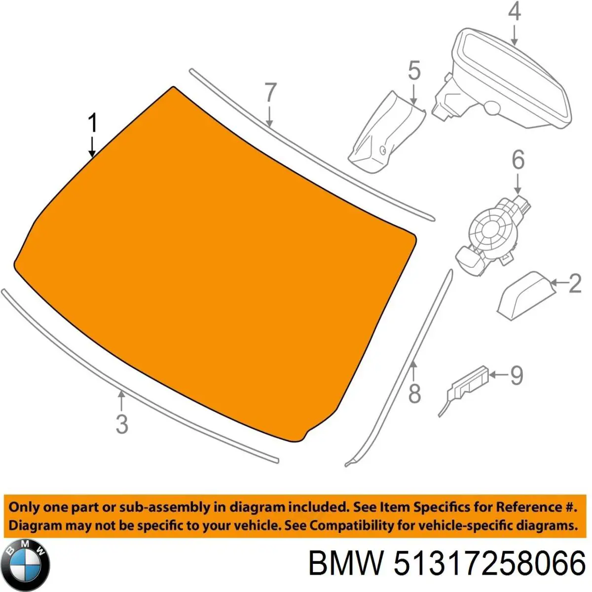 51317258066 BMW Pára-brisas