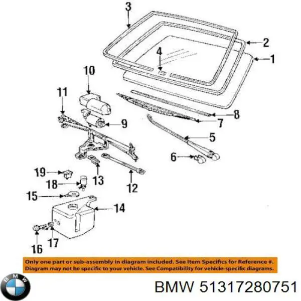Pára-brisas BMW 51317280751 preço, a partir de 722,63 USD