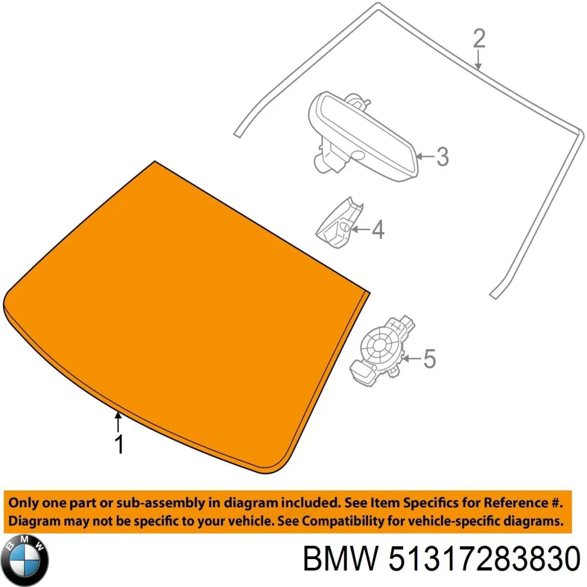 51317283830 BMW Pára-brisas