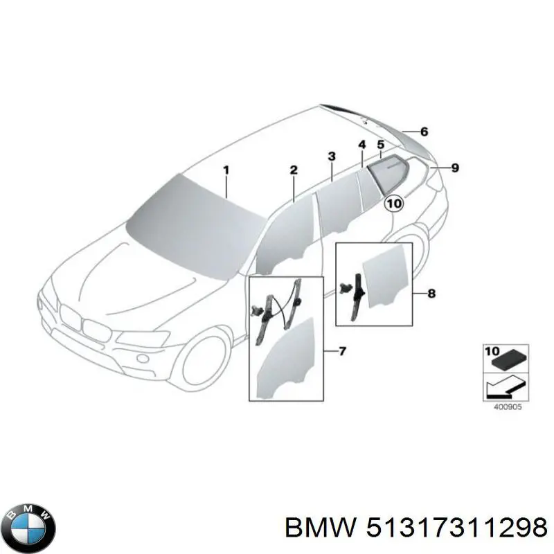 51317311298 BMW Pára-brisas