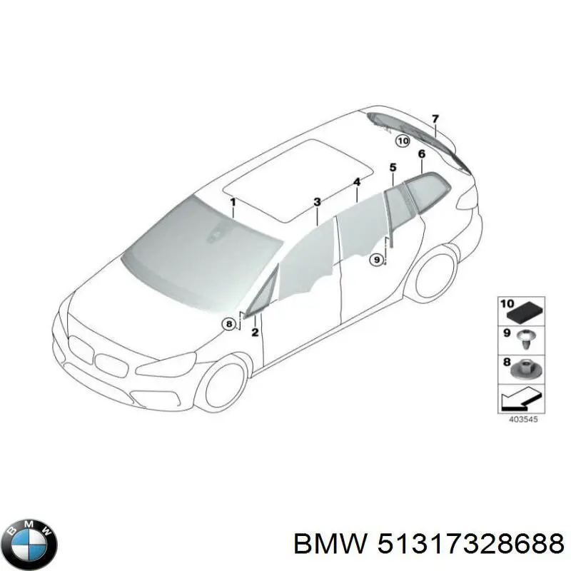 51317328688 BMW Pára-brisas
