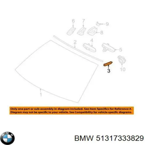 51317333829 BMW Pára-brisas
