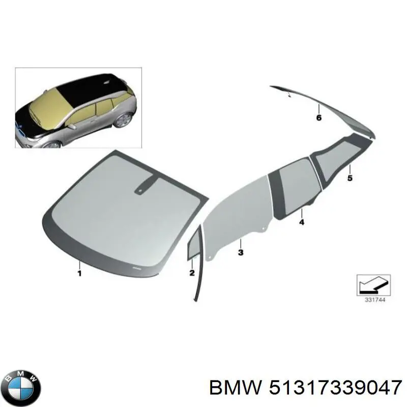 51317339047 BMW Pára-brisas