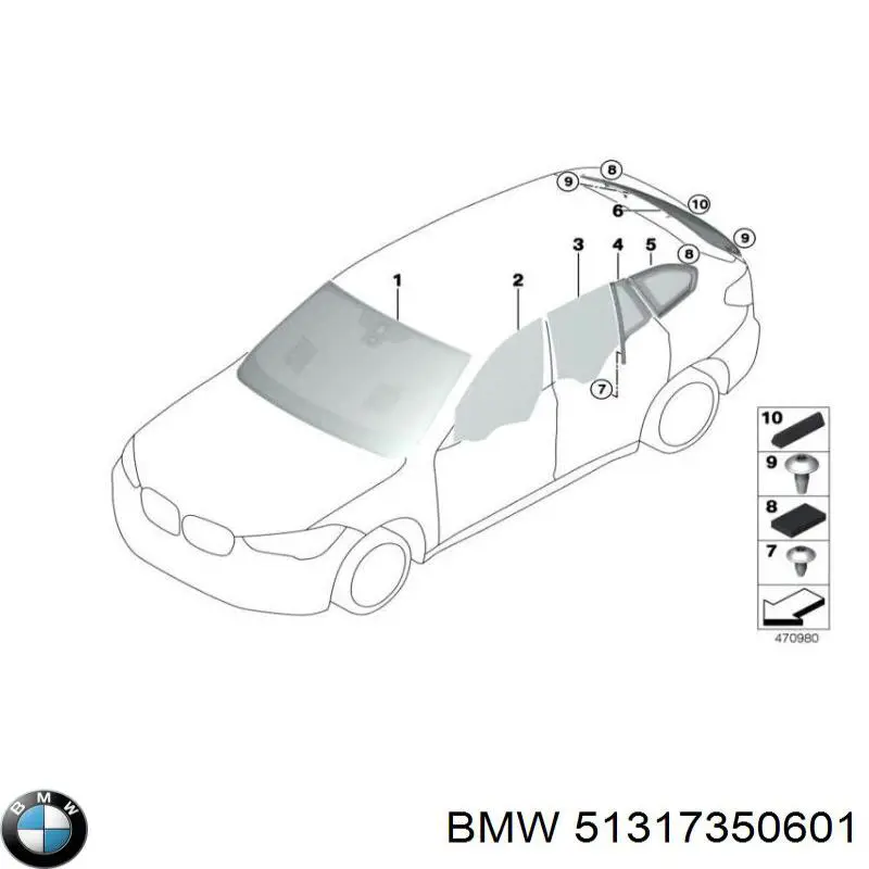 51317350601 BMW Pára-brisas