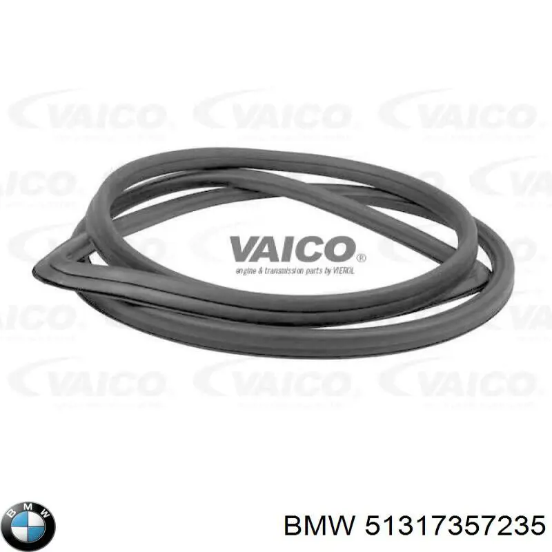 Compre 51317357235 BMW Moldura superior de pára-brisas