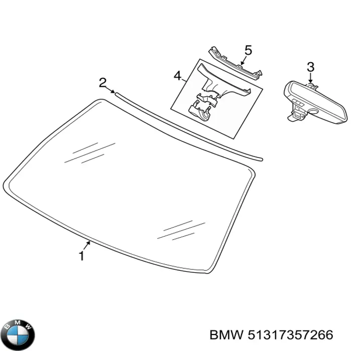 51317357266 BMW Pára-brisas