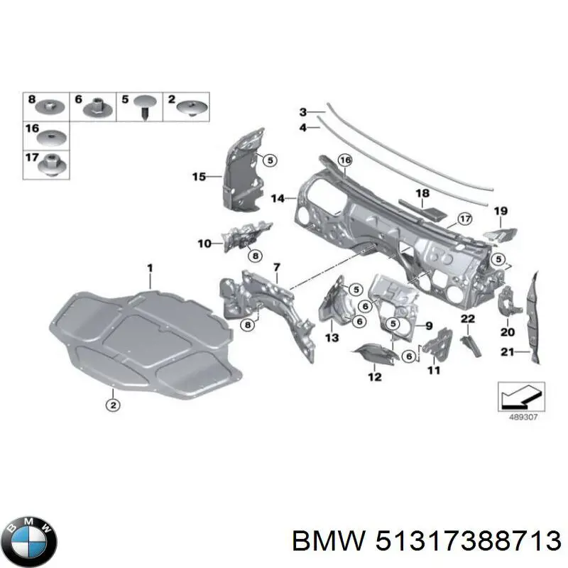 Moldura superior de pára-brisas BMW 51317388713 preço, a partir de 55,23 USD