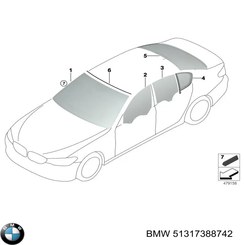 51317388742 BMW Pára-brisas