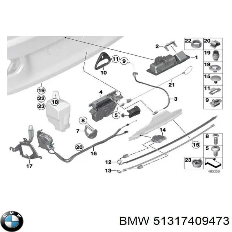  BMW 51317409473 preço, a partir de 2,31 USD