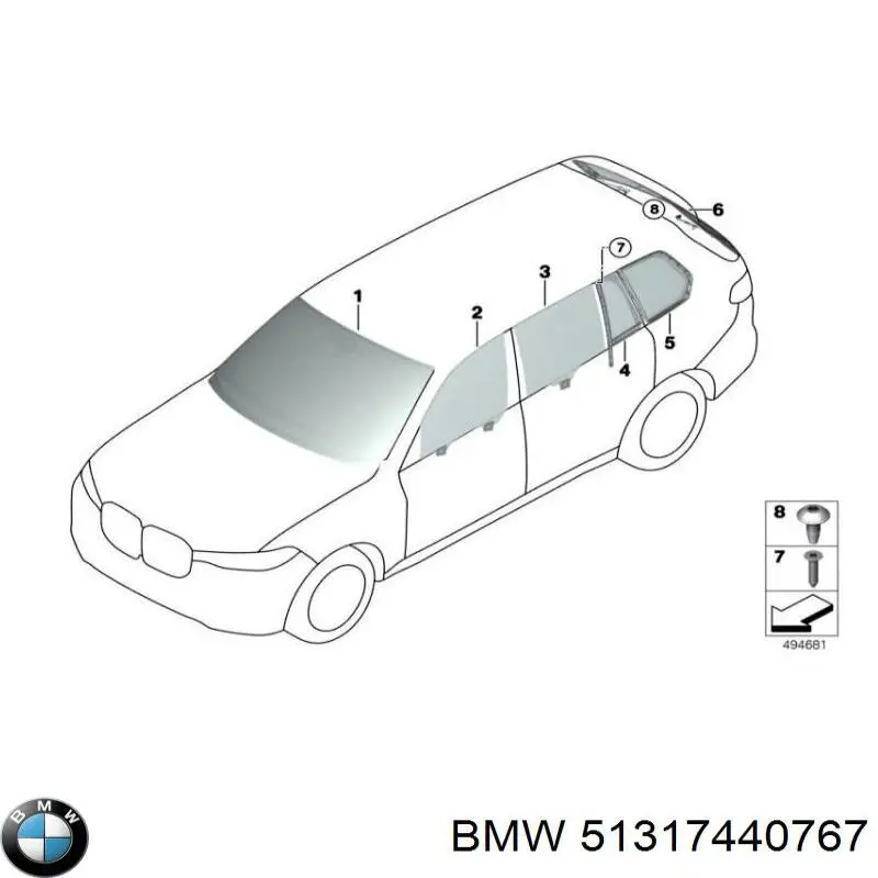 51317440767 BMW Pára-brisas
