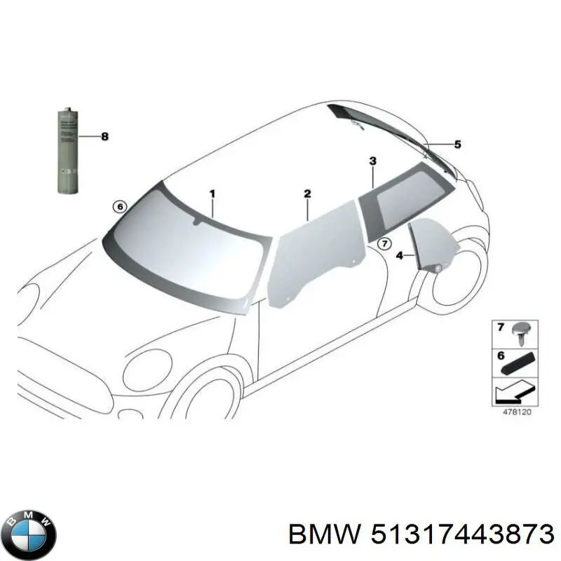51317443873 BMW Pára-brisas