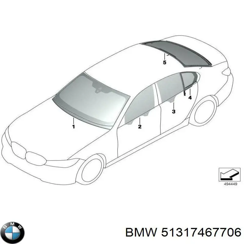 51317467706 BMW Pára-brisas