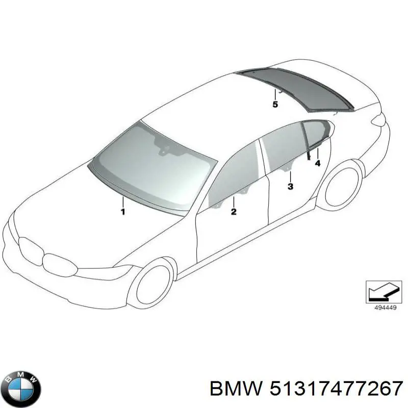 51317477267 BMW Pára-brisas