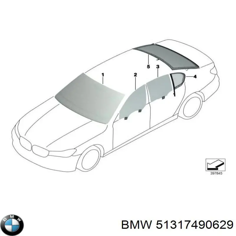 51317490629 BMW Pára-brisas