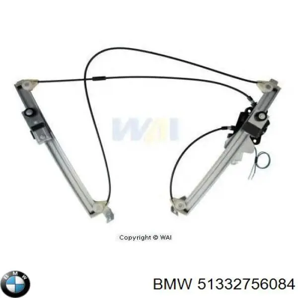Mecanismo de acionamento de vidro da porta dianteira direita BMW 51332756084 preço, a partir de 93,64 USD