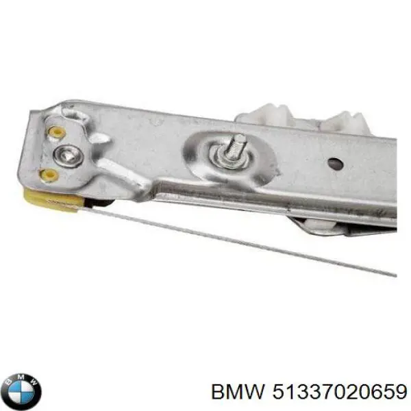Compre 51337020659 BMW Mecanismo de acionamento de vidro da porta dianteira esquerda