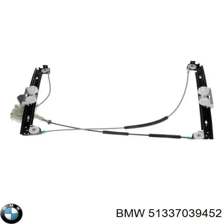 Compre 51337039452 BMW Mecanismo de acionamento de vidro da porta dianteira direita
