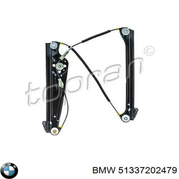 Mecanismo de acionamento de vidro da porta dianteira esquerda BMW 51337202479 preço, a partir de 63,29 USD