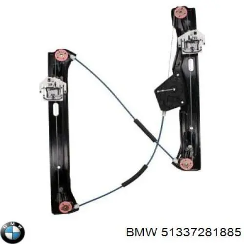 Mecanismo de acionamento de vidro da porta dianteira esquerda BMW 51337281885 preço, a partir de 102,15 USD