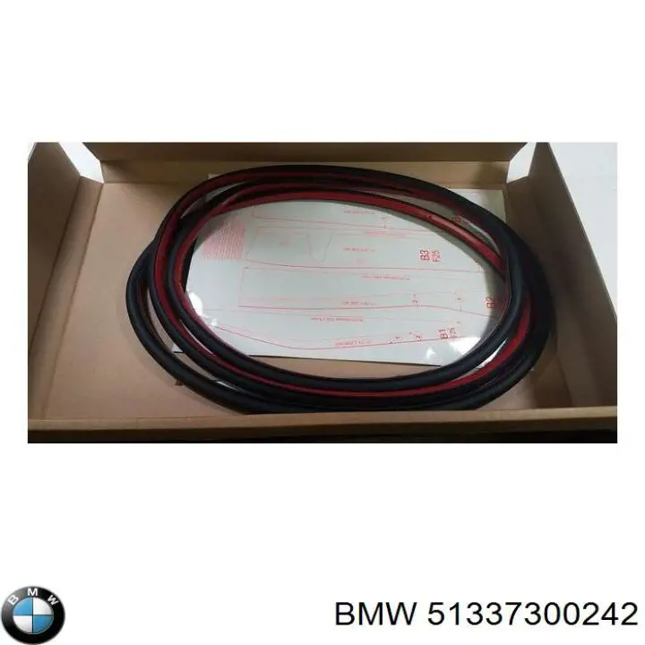 51337300242 BMW Compactador da porta dianteira (na carroçaria)
