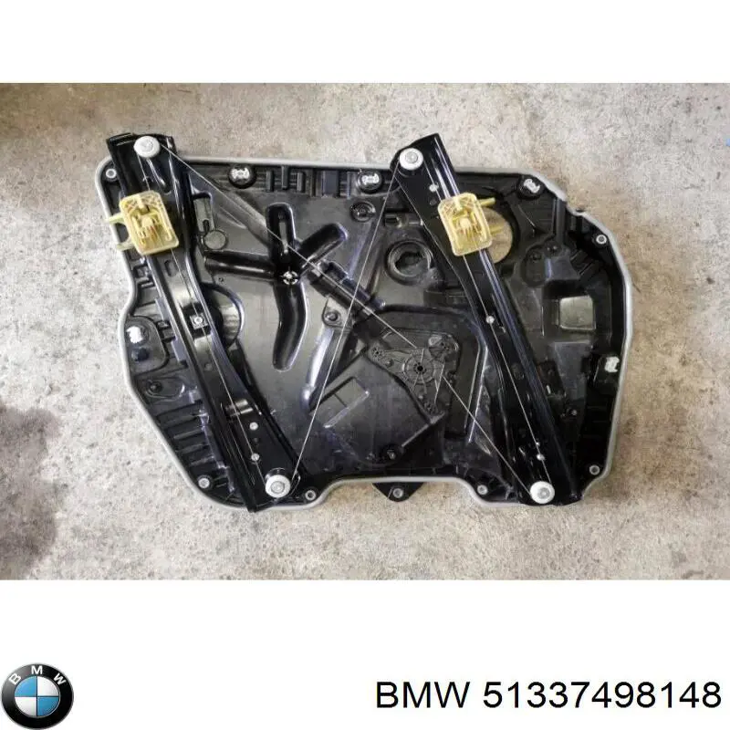 51337498148 BMW Mecanismo de acionamento de vidro da porta dianteira direita