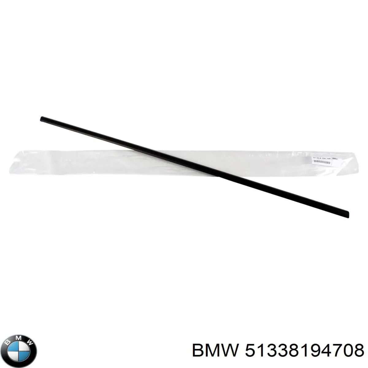 Compre 51338194708 BMW Moldura de vidro deslizante da porta dianteira direita