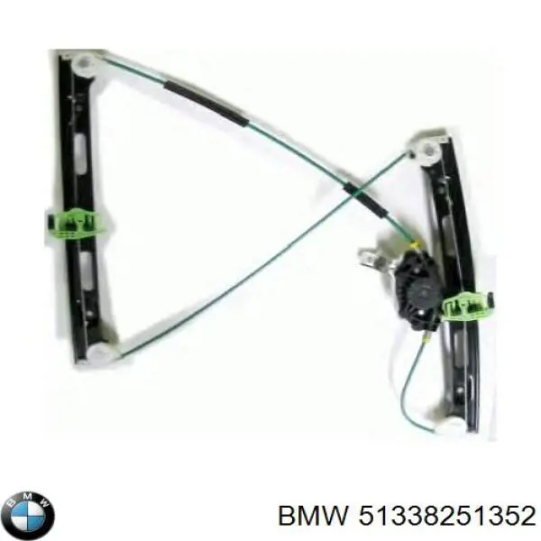 Compre 51338251352 BMW Mecanismo de acionamento de vidro da porta dianteira direita