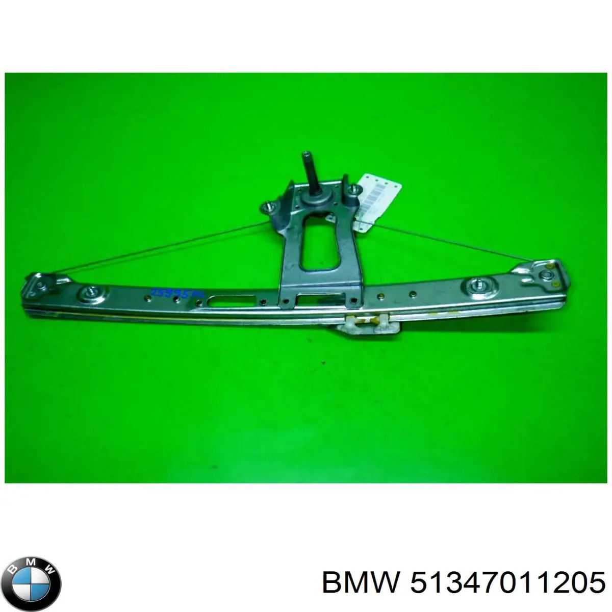 51347011205 BMW Mecanismo de acionamento de vidro da porta traseira esquerda