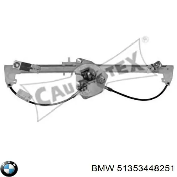Mecanismo de acionamento de vidro da porta traseira esquerda BMW 51353448251 preço, a partir de 60,98 USD