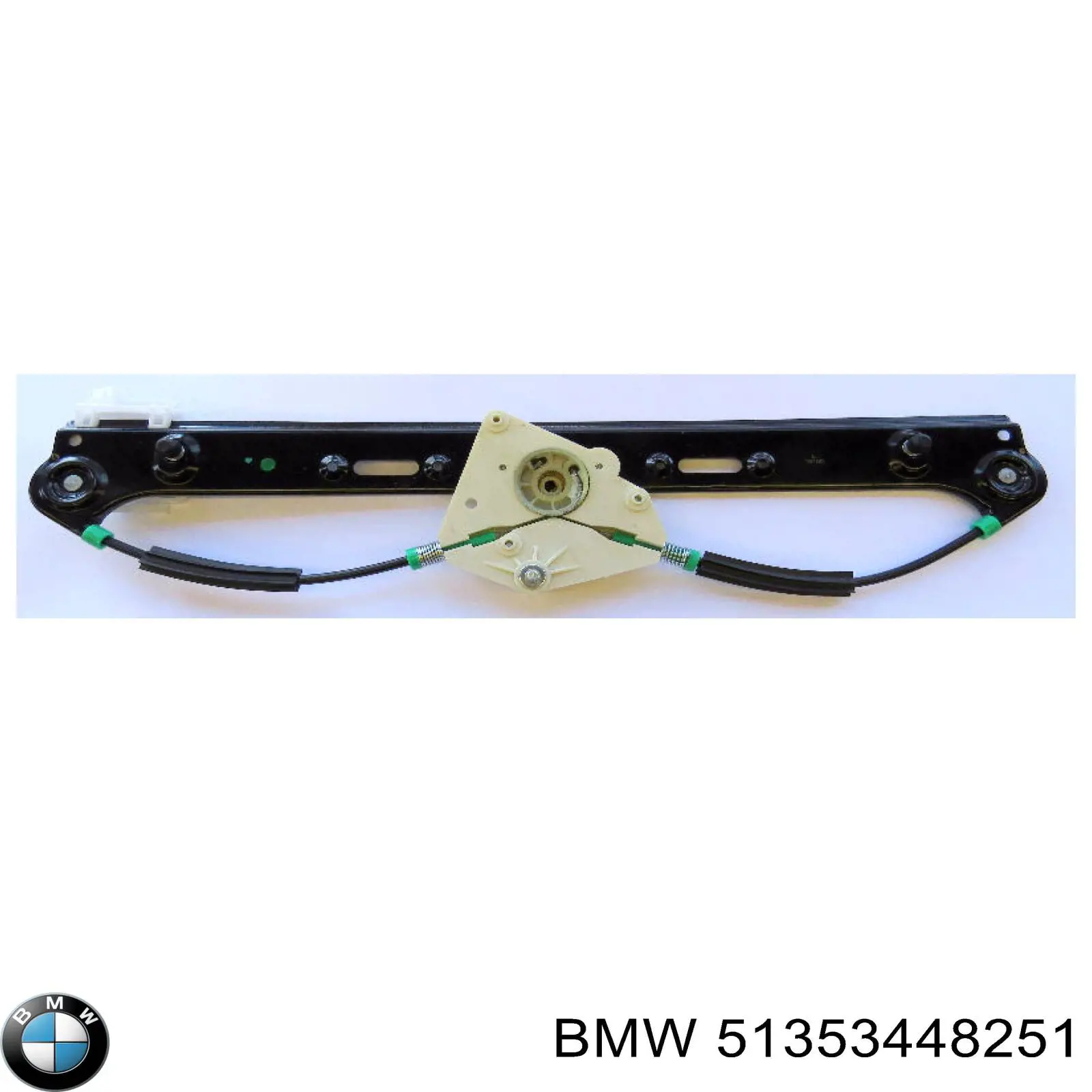 51353448251 BMW Mecanismo de acionamento de vidro da porta traseira esquerda