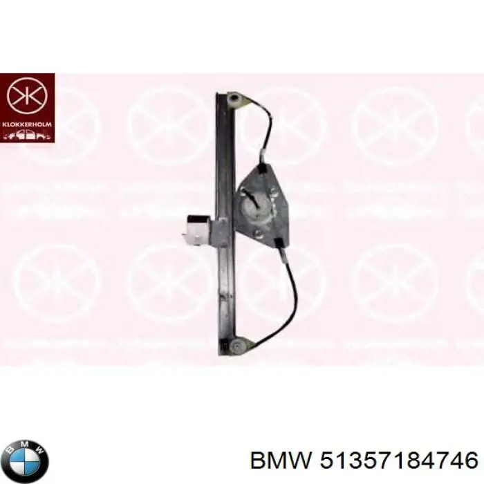 Mecanismo de acionamento de vidro da porta traseira direita BMW 51357184746 preço, a partir de 64,19 USD