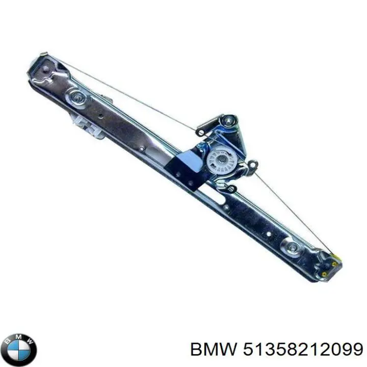 Mecanismo de acionamento de vidro da porta traseira esquerda BMW 51358212099 preço, a partir de 43,87 USD