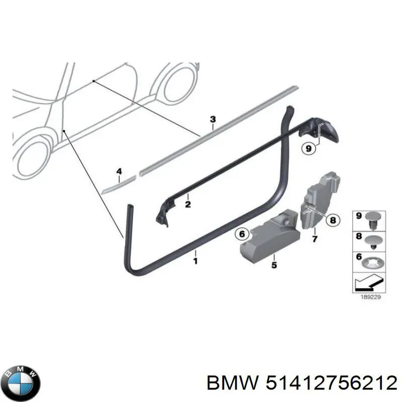  BMW 51412756212 preço, a partir de 4,05 USD